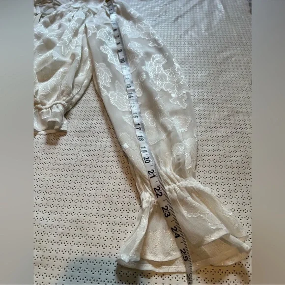 Anthropologie Sheer Surplice Blouse S - Picture 10 of 14